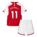 Arsenal Gabriel Martinelli #11 Hjemmedraktsett Barn 2023-24 Korte ermer (+ Korte bukser)